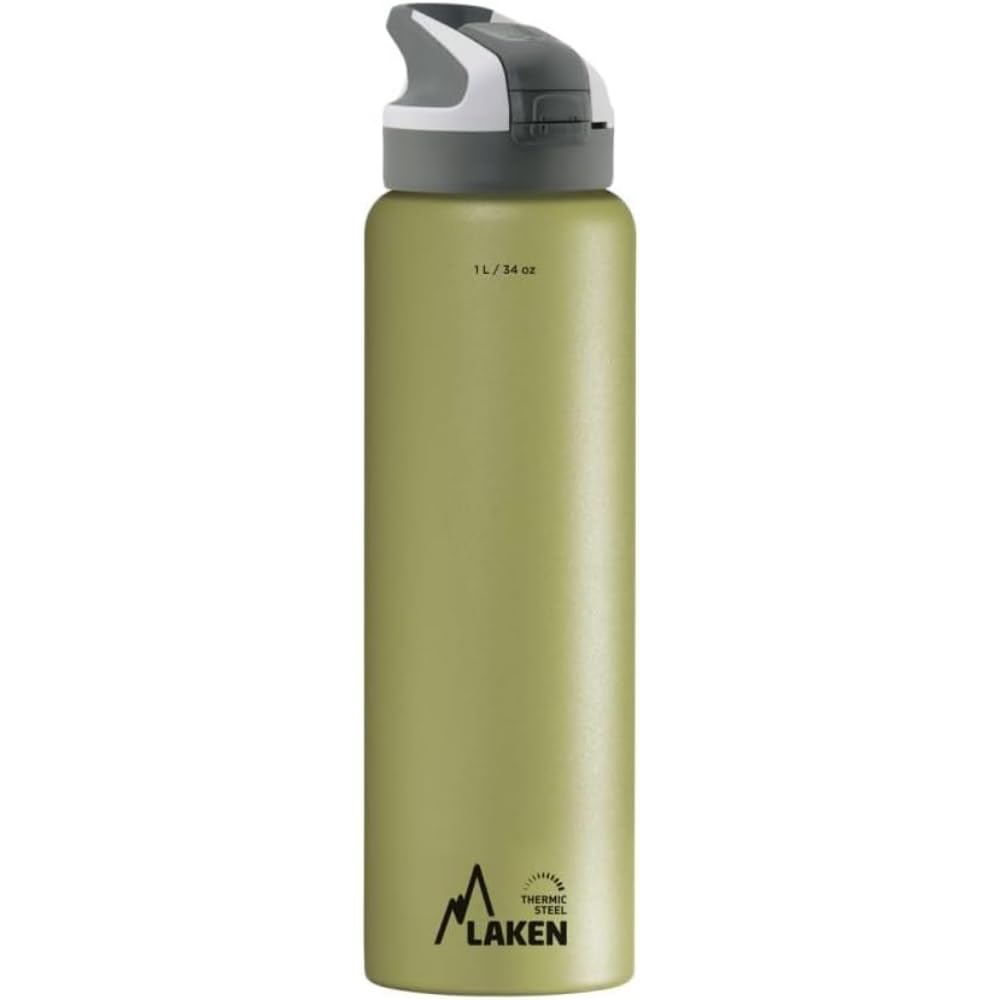 Laken Unisex – termos TS10K dla dorosłych, khaki, 18/8-1 l