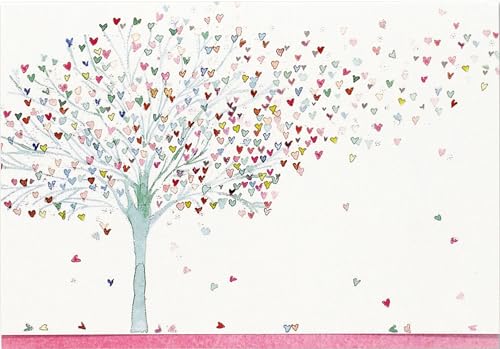 Tree of Hearts Note Cards (14 Cards, 15 Self-sealing envelopes) image 5