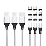 【2in13本セット】マグネット式 充電ケーブル Mantis USBケーブル2in1 充電ケーブル 第五代 Lightning Android マグネットケーブル ライトニングケーブル 1m 急速充電 高速データ転送【24ケ月保証】 (第六世代-丸-銀3) 【2in13本セット】マグネット式 充電ケーブル Mantis USBケーブル2in1 充電ケーブル 第五代 Lightning Android マグネットケーブル ライトニングケーブル 1m 急速充電 高速データ転送【24ケ月保証】 (第六世代-丸-銀3)