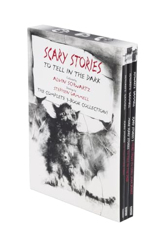 Scary Stories Paperback Box Set: The Complete 3-Book Collection with Classic Art by Stephen Gammell