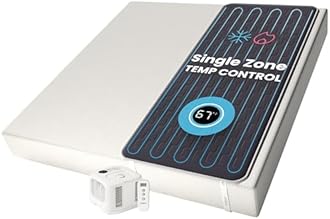 Chilipad Cube Bed Cooling System - Cooling & Heating Mattress Topper, Set Individual Bed Temperature, Cool Sleep Enhancement, Temp Range of 60-115°F, ME Half Queen Bedsize (30"W x 80"L), Model: CP500