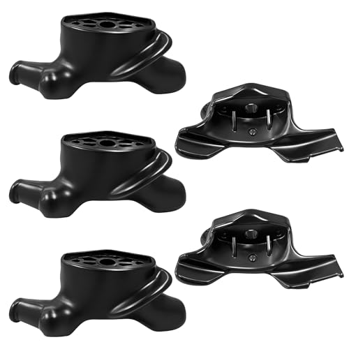 ulapithi 5 Pack Tire Changer Duck Head 4-120129B Tire Machine Duck Head Wing-Type Black Plastic Duck Head Compatible with Hunter TCX/Corghi/MTS Tire Changer Plastic Mount Demount Wing Duck Head