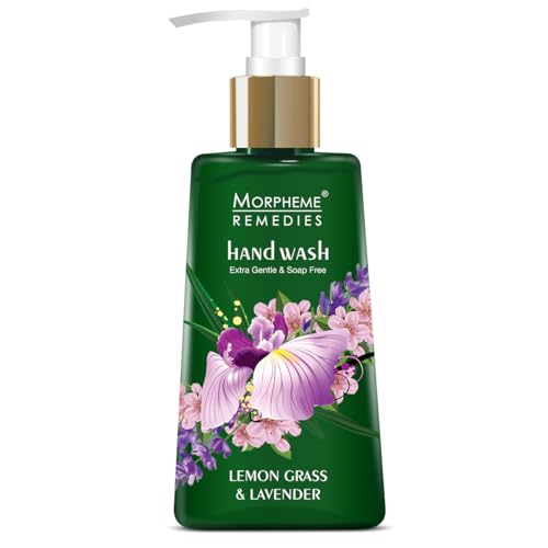 Image of Morpheme Remedies Hand Wash Lemongrass & Lavender, Anti Bacterial, 250ml - Soap Free Hand wash