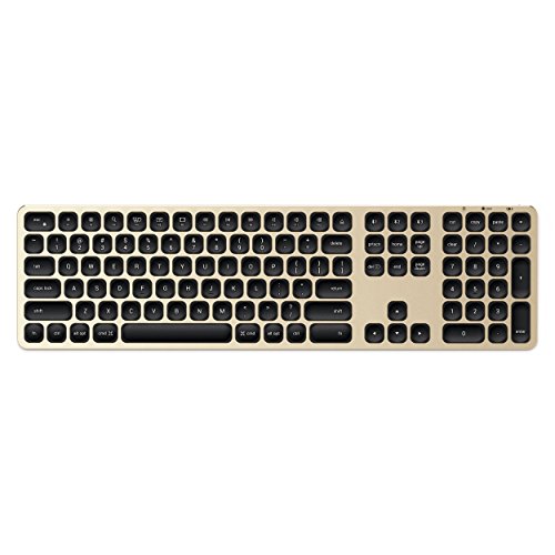 Satechi Aluminum Bluetooth Keyboard with Numeric Keypad - Compatible with iMac Pro/iMac, 2020/2018