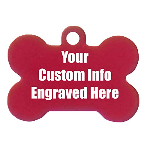 Hat Shark Custom Personalized 3D Laser Engraved Bone Shaped Pet ID Tag