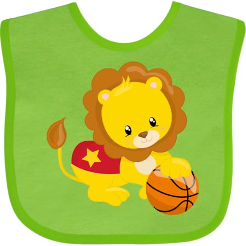 inktastic Basketball Lion, Sport, Cute, Baby Lion Baby Bib