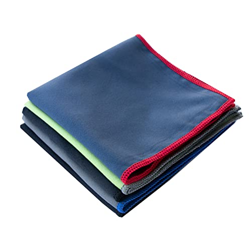 Unisex Sweat Absorbing Microfiber Handkerchief,Sport Gym Hankies For Wicking Sweat From Hands, Face, Body 5Pack #TOP2