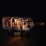 VONADO Led Light Set for Lego Ideas Ship in a Bottle 92177 Expert Building Kit，Light for Lego...