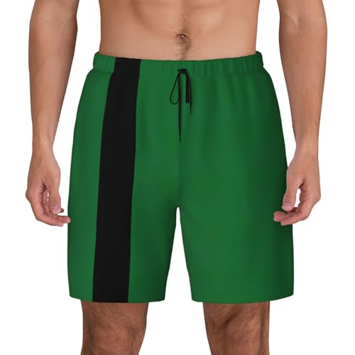 Flag of The Sultanate of Delhi Breathable Fit Trends Men's Swim Trunks Board Short with Waist Elastic Band Swimming Trunks