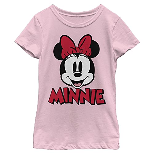 Image of Girl's Mickey & Friends Retro Minnie Mouse Big Face T-Shirt