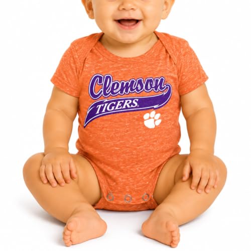 Image of Little King NCAA Knobby Short Sleeve Onesie Bodysuit -Newborn and Infant Sizes