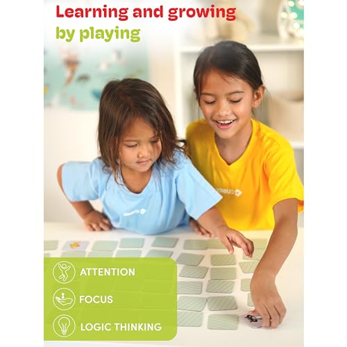 Cubidi Memory Matching Game, Educational Toys for Kids 3+, Montessori Toys, Card Games, works Games, Multicoloured - Image 3