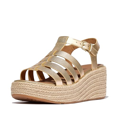 Image of FitFlop Platfforms Espadrille Fisherman Wedge Sandals