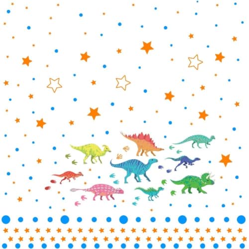 Calcomanías de pared de dinosaurio que brillan en la oscuridad, calcomanías de vinilo fluorescente extraíbles con patrón geométrico de estrellas para dormitorio de niños, guardería, arte moderno