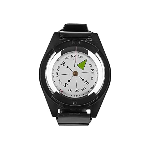 Demeras Wrist Compass Waterproof Outdoor Mini Lightweight Wristwatch ABS Camping Survival Compass for Hiking Camping Boating Cover