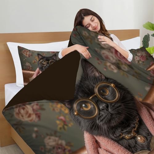 Housse de couette réversible en microfibre douce et facile à laver - 7