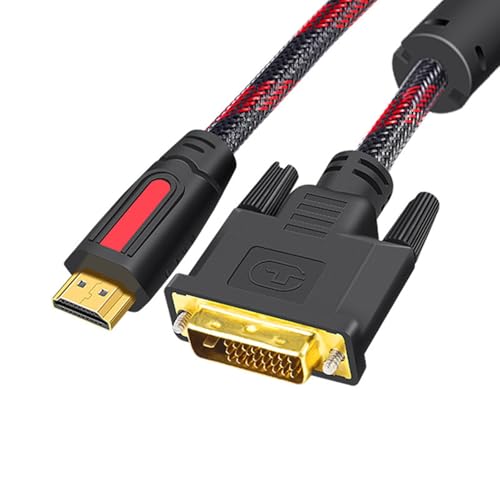 Bi-Directional HDTV Compatible Video Adapter Cable 4.92ft Stable Digital Video Bi-Directional HDTV Compatible DVI Adapter with 4K Resolution and Signal
