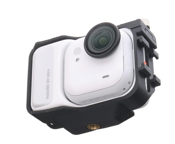 Protector para cámara Insta360 Go Ultra marco ABS naranja miniatura 6