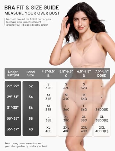 Image of LetsJoli Jelly Bras for Women Lace Deep V Wireless No Underwire Comfortable