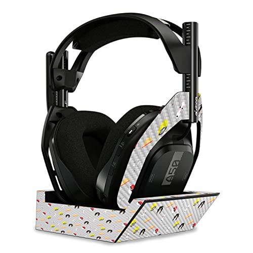 Image of MightySkins Carbon Fiber Skin Compatible with Astro A50 Wireless Headphones + Base Station (Gen 4) - Anime Fan | Protective, Durable Textured Carbon Fiber Finish | Easy to Apply | Made in The USA