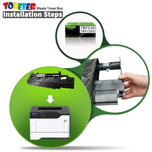 Image of TB-FC505 TBFC50 TBFC505 Waste Toner for Toshiba E Studio EStudio 4515AC 4505AC 3005AC 3515AC 3505AC 2505AC 2515AC 2555C 3015AC 3055C 3555C 4515AC 4555C Waste Container Box, TB-FC505 Waste
