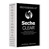 Seche Clear Professional Kit, Crystal Clear Base Coat for Nail Polish, 4 oz & 0.5 oz Refill