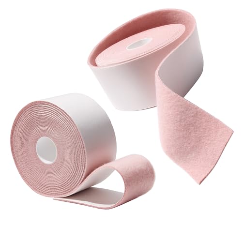 Image of Plush Cotton Moleskin for Feet - (2 inch x 15') - Densely Woven for Blister Prevention & Foot Protection (Two Pack)
