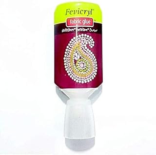 JP Arts & Crafts Fevicryl Fabric Glue No Stitch In 20ml Glue For Lace Ribbon Applique Rhinestones Clothes Shoes Adhesive Bonds Machine Washable