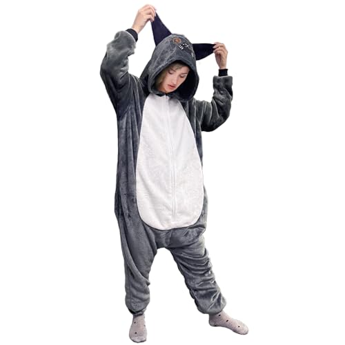 Bseical Mops Kostüm für Erwachsene Damen Herren, Tiere Onesie Tierkostüm, Karneval KostüM Herren S-XL