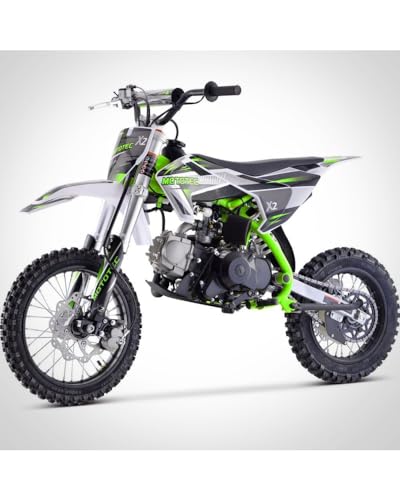T-MOTO Pitbike AF Sport 110cc Ruota 14/12, Mini Motocross 4 Tempi Mini cross a Benzina 60 Kg, Moto Off Road