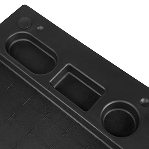 EBERTH Werkstattwagen 167-teilig bestückt, 7 Schubladen, 5 Davon mit Werkzeug gefüllt, Doppelwandiger Werkzeugwagen aus Stahl, Rot Pulverbeschichtet, Lenkrollen, Feststellbremse, Ergonomische Griffe – Bild 7