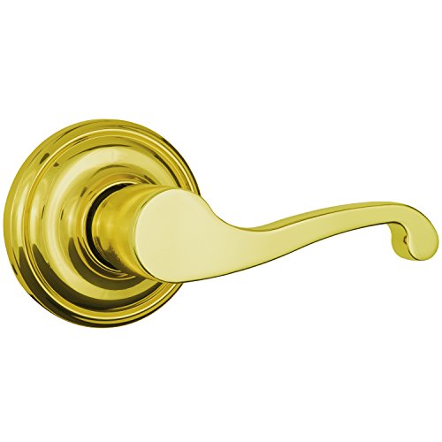 Brinks Home Security Push Pull Rotate Door Locks 23034-105 Glenshaw Privacy Lever, Polished Brass by Brinks Home Security Push P