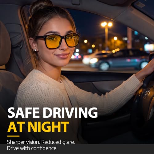 Image of Myiaur Polarized Night Vision Driving Glasses for Women