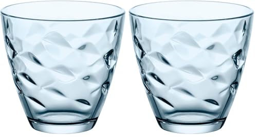 Bormioli Rocco Set di bicchieri 6 unità blu vetro (260 ml) (Confezione da 2)