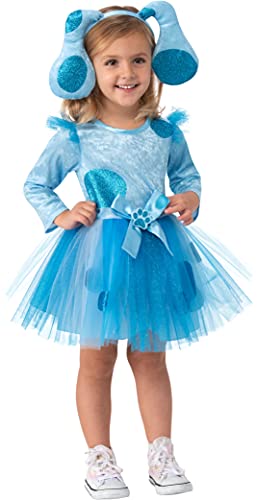 Disfraz infantil de Blue's Clues y You para niñas miniatura 1