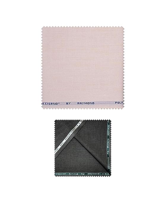 raymond Trouser- Shirt Fabric Combo Box (Multicolour, Unstitched, All Weather Fabric) (DARK GREY PANT+BEIGE SHIRT)-picture-52