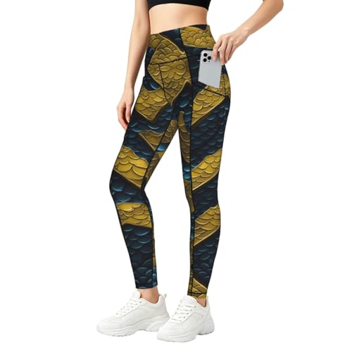 Ropa de gimnasio para mujer con control de abdomen en conjuntos de entrenamiento Dragon Scale
