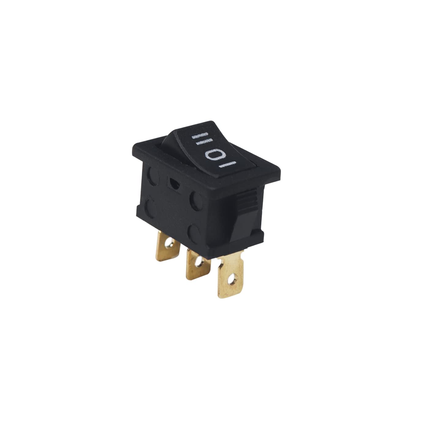 Electronic Spices 5 Pcs Made In India 3 Pin on/off/on Rocker Switch, 6A 250V Terminal Spdt Rocker Switch on off on, Brass, (Black) (B09TTL3ZHS) Amazon Price History, Amazon Price Tracker