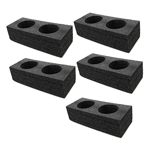 GLEAVI 1set Beverage Packing Box Outdoor Cup Trays for Takeout Drinks Cup Fixing Holder Sturdy and Practical Design for Easy Carrying and Leakage Protection 5pcs