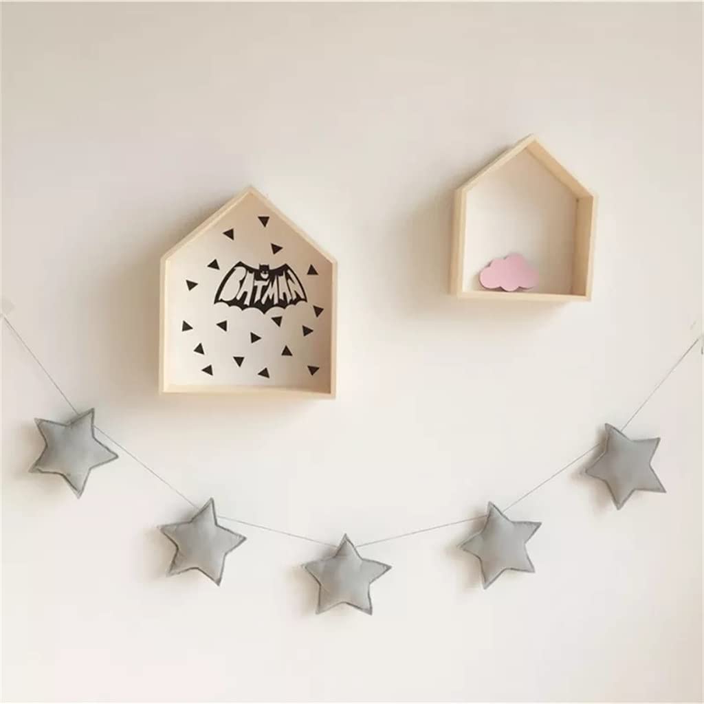Chambre de bébé guirlandes d'étoiles faites à la main en Noël