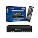 DVB-T2 H.265 HEVC Full HD PVR Decoder, USB, HDMI, SCART, Digitaler terrestrischer TV-Tuner mit Recorder, Digitaler HD-Empfänger mit Full HD 1080p (DVBT2)