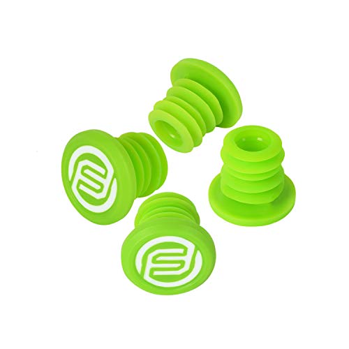 FIFTY-FIFTY 4-Pack Mountian Bike Bar End Plugs, Bicycle Handlebar End Caps(Green)