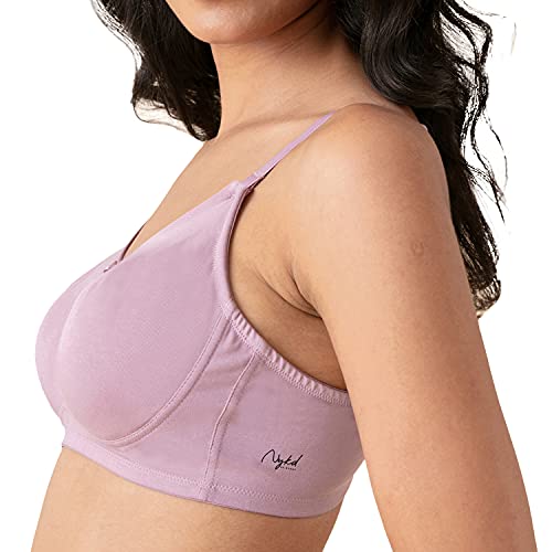 Image of NYKD NYB062 Wirefree Cotton Hold Me Up Non Padded Full Coverage Bra for Women