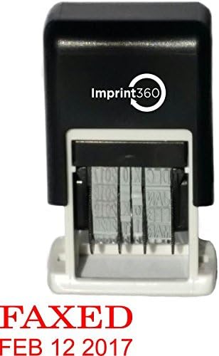 IMPRINT360, Self-Inking Rubber Date Stamp - FAXED