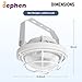 60W LED Explosion Proof Light, UL 844 Certified Class I Division II High Bay Industrial Lighting, 7200 Lm 5700K Daylight, IP66 Waterproof, 3/4