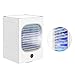 OSALADI Mini Personal Air Cooler Evaporatore Portatile Silenzioso Condizionatore Daria Ventilatore USB Desk Umidificatore Ventilatore Misting con Luce Notturna per Ufficio Camera da