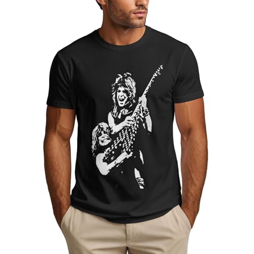 TOKELLYTT Randy T Shirt Summer Casual Tee Rhoads Man's Crew Neck Fashion Short Sleeve Clothes X-Large