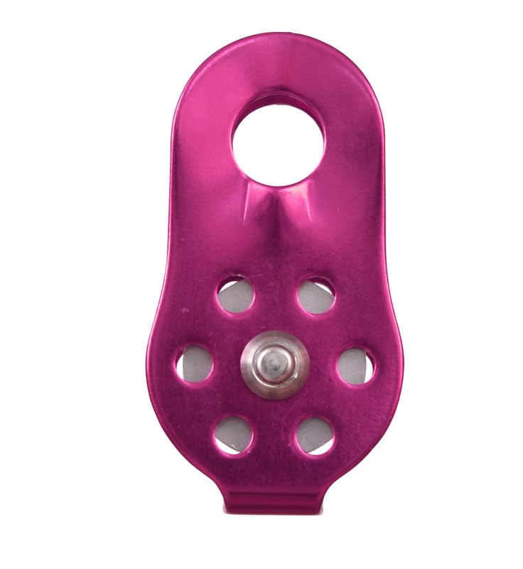 Image of KARAM Aluminium Single Pulley Single Side attachments | Heavy Duty Rope Cable Pulley System for Efficient Load Lifting | Fall Protection Safety Gear | AP011