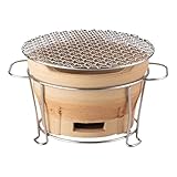 ● Matériau céramique : Le corps du poêle en terre cuite est doté d'une grille en acier inoxydable et d'un cadre en fer, alliant la texture naturelle de l'argile à la robustesse de l'acier inoxydable. La grille en fer favorise la ventilation, tandis que le cadre en fer offre un support stable, pour un ustensile de cuisine pratique.