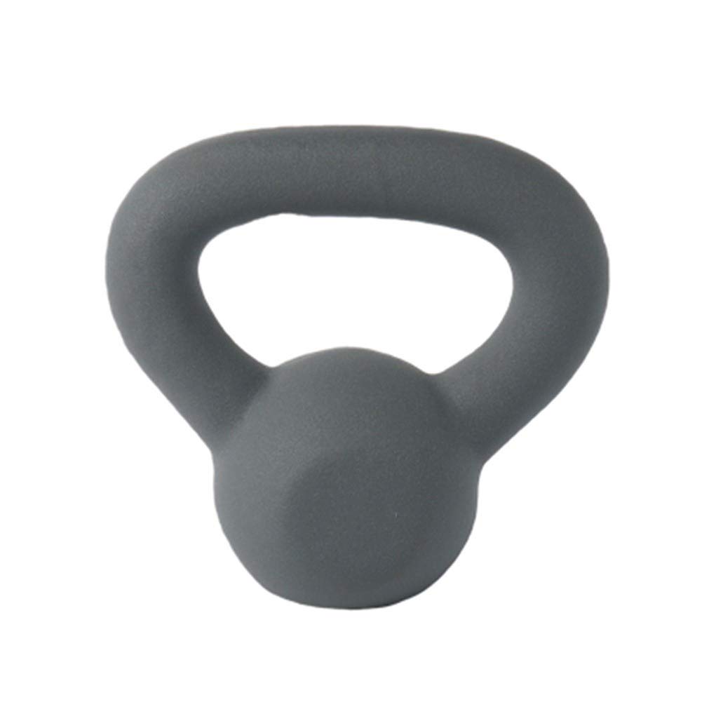 Kettlebells AGYH Kettlebell in Ghisa da 4 kg, Manubrio per Allenamento con I Pesi Core per Uomo E Donna ， Facile da Trasportare ， 2 Colori(Color:Grigio)